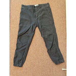 Citizens Of Humanity Women's Surplus 28 Relaxed Fit Black Tapered Pants